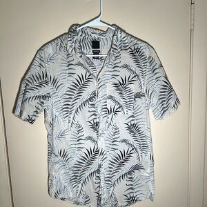 Fern Print Button Up Shirt